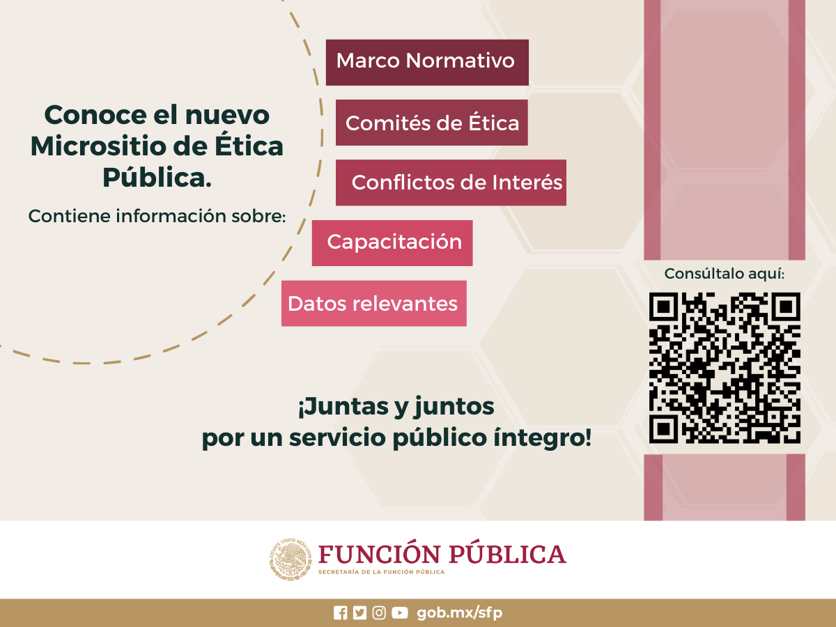 Conoce el nuevo Micrositio de Ética Pública