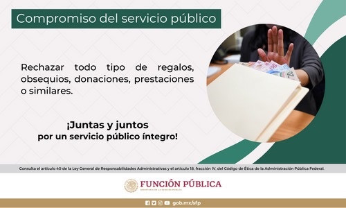 Compromiso rechazar regalos y dádivas