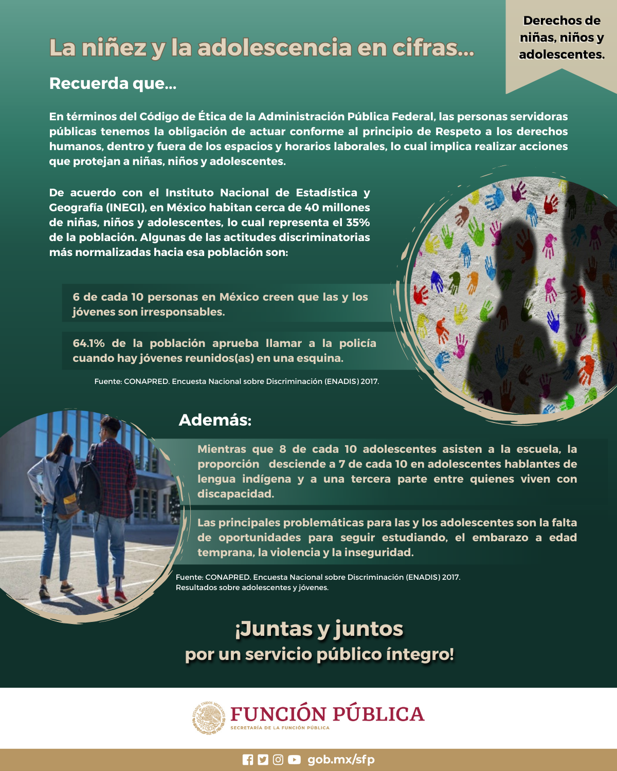 La niñez y adolescencia en cifras