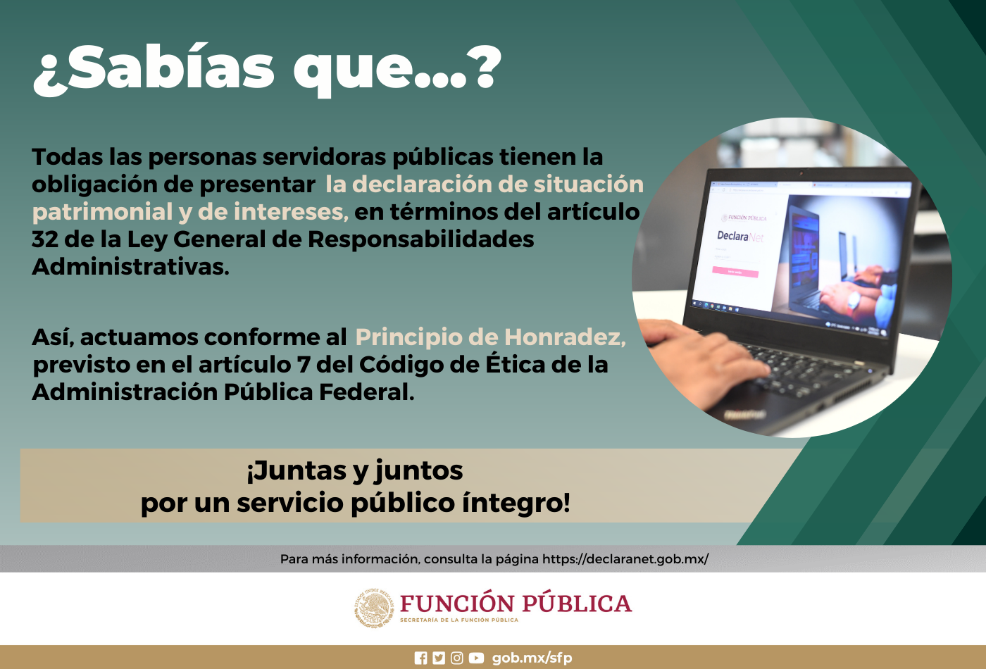 Presentación de la declaración patrimonial