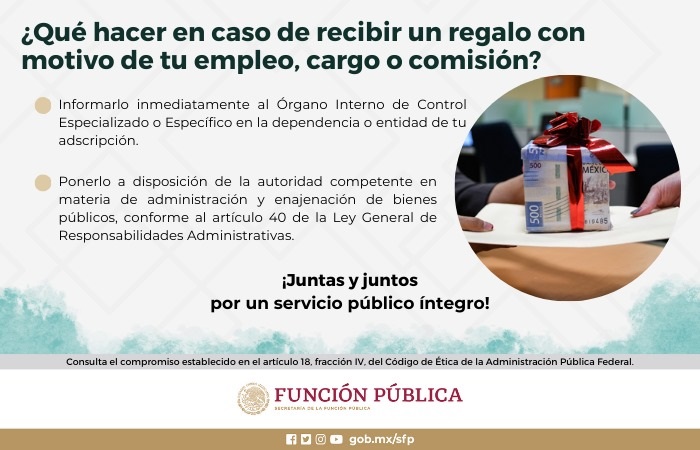 Qué hacer si se recibe un regalo