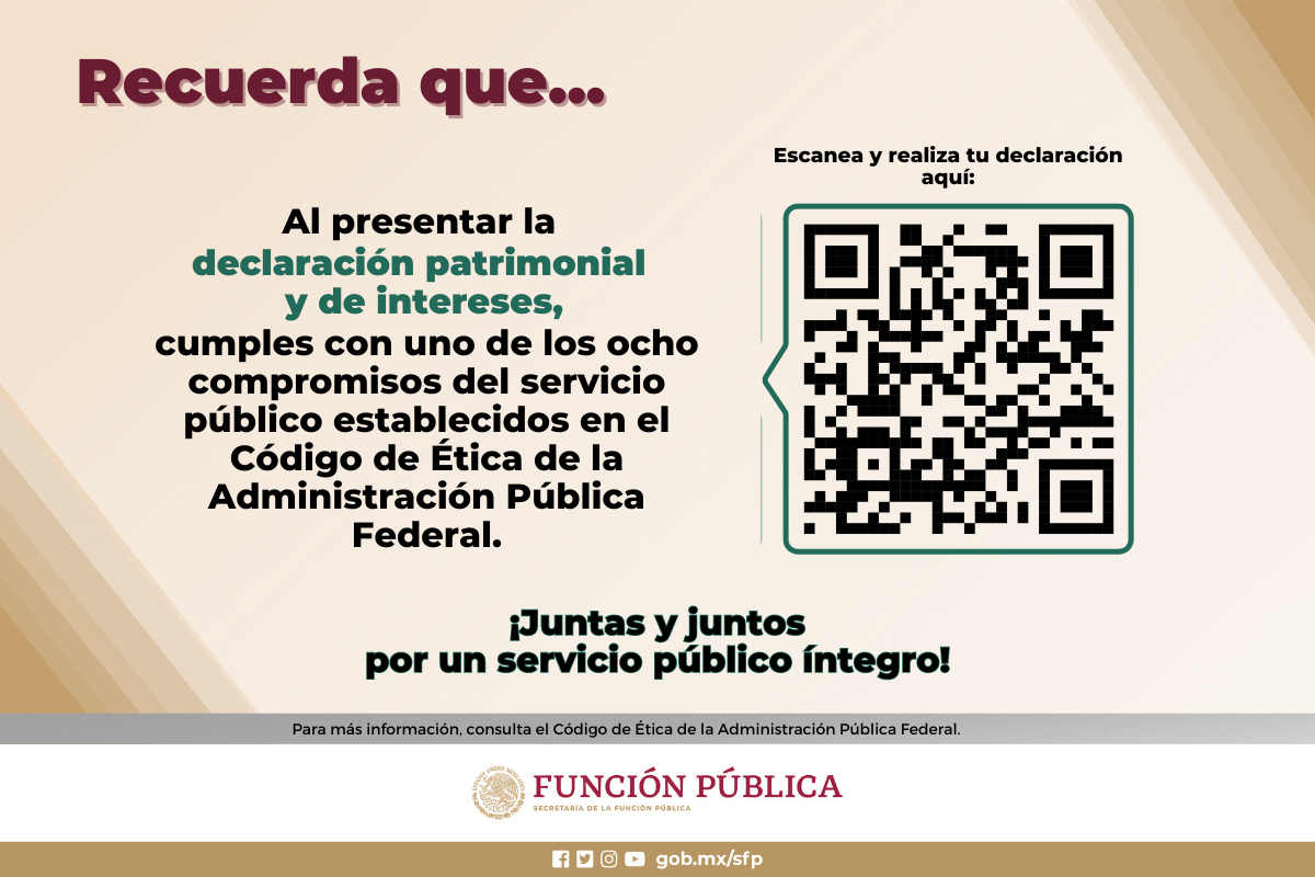 RECUERDA... Declaración patrimonial