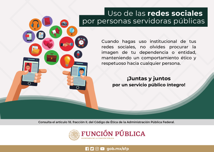 El uso de las redes sociales por personas servidoras públicas