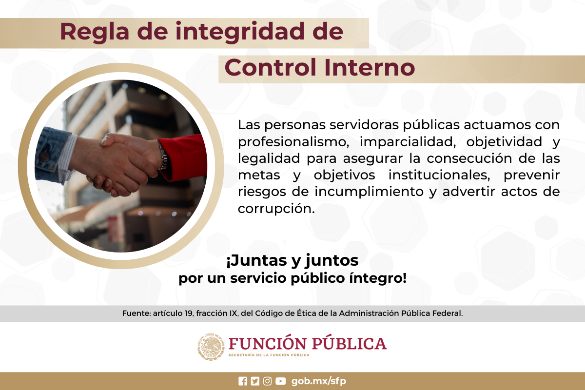 Regla de integridad de Control interno